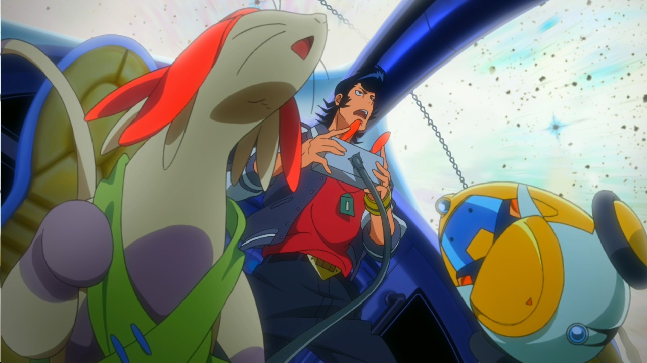 「スペース☆ダンディ」のワンシーン。 (c)2014 BONES / Project SPACE DANDY