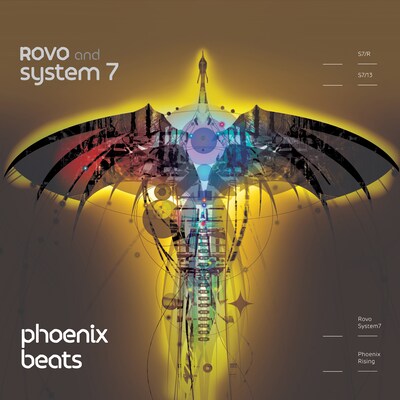 ROVO and SYSTEM 7「phoenix beats」配信ジャケット