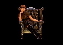 「Ballerina」にあわせた安室奈美恵のビジュアル。