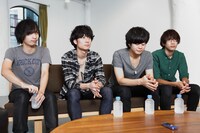 インタビューに応えるGoodbye holiday。