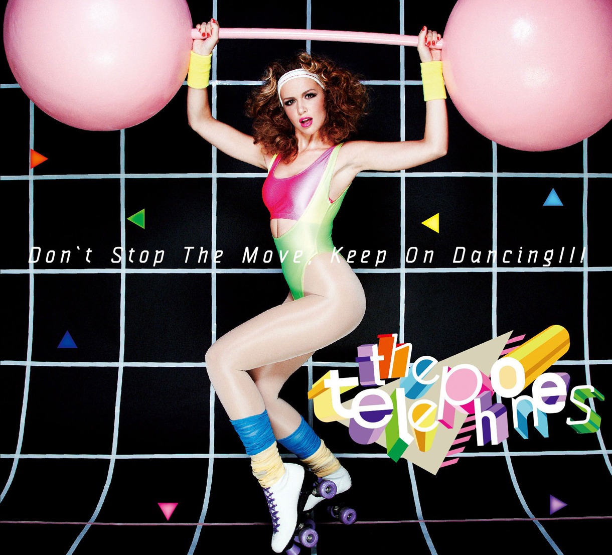 the telephones「Don't Stop The Move, Keep On Dancing!!!」初回限定盤ジャケット