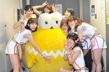 アップアップガールズ（仮）とテレ玉くん。