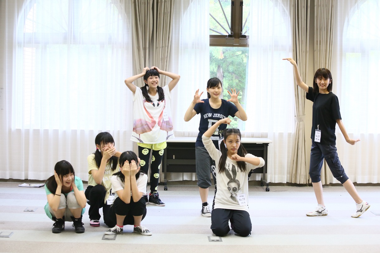 10月12～14日に行われたドラフト会議候補者合宿の様子。 (c)AKS