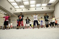 10月12～14日に行われたドラフト会議候補者合宿の様子。 (c)AKS