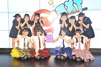 「＠JAM NEXT vol.0 ～＠JAM the Field 直前祭～」に出演した乙女新党とBELLRING少女ハート。