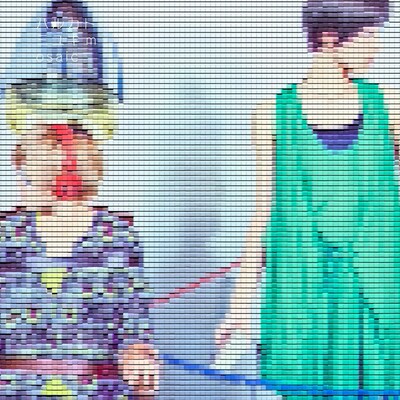 ハルカトミユキ「mosaic」配信ジャケット