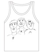 DVD / Blu-ray「お前たちとの道FINAL~in 東京ドーム~」の購入キャンペーン特典となる、「イラスト by DJケミカル 東京ドーム タンクトップレプリカ」。