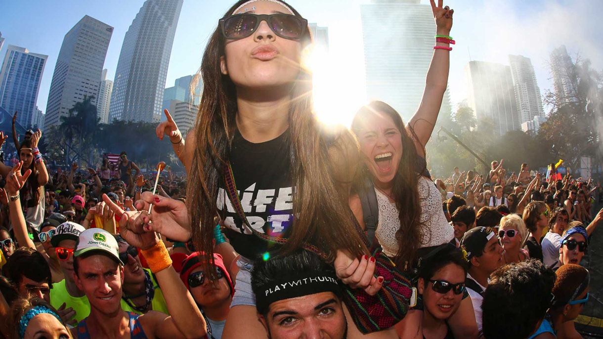 「ULTRA MUSIC FESTIVAL」の模様。
