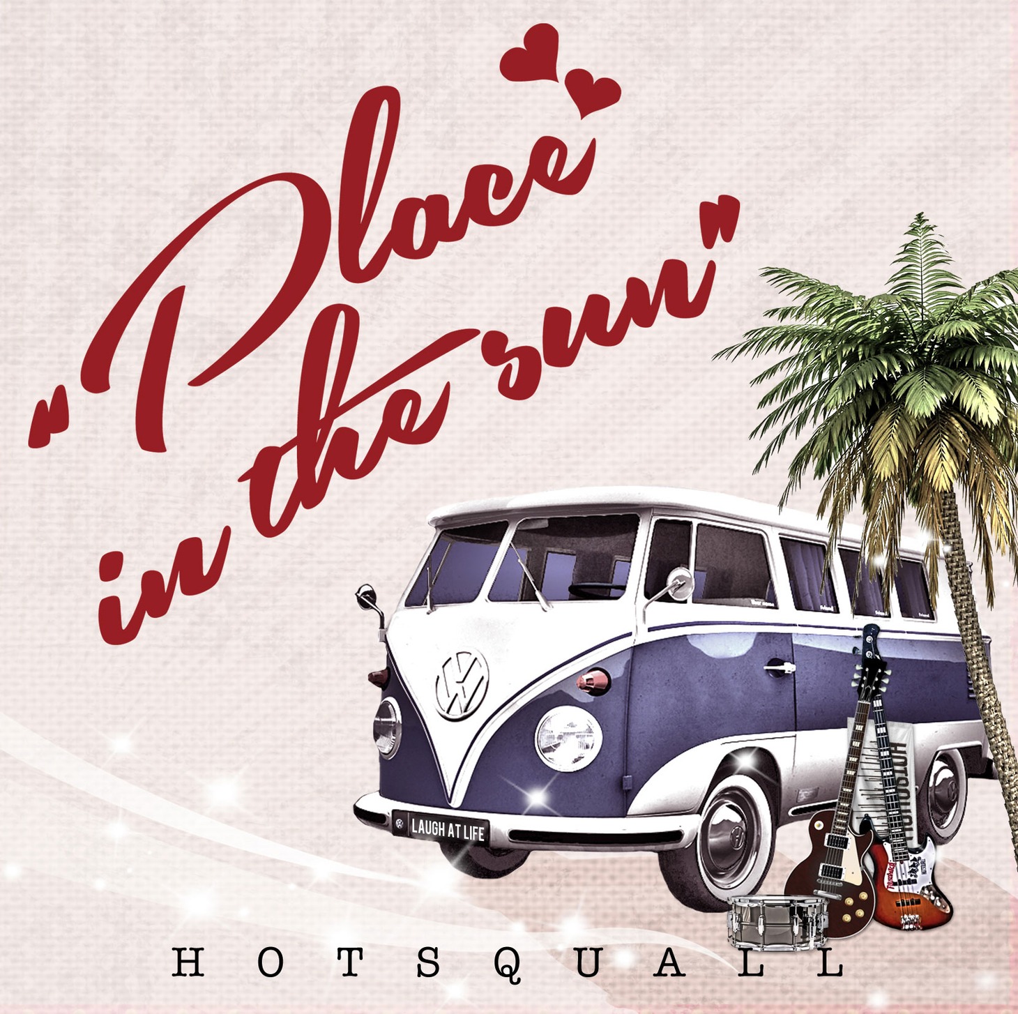 HOTSQUALL「Place in the sun」ジャケット
