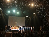 「第2回 Perfume ダンスコンテスト ～魅せよ、LEVEL3～」本編フィナーレの模様。