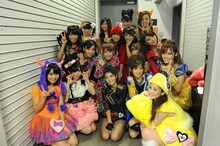 LinQとアップアップガールズ（仮）。