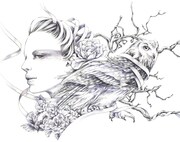 宮島亜希による「ANNIVERSARY」イラスト。