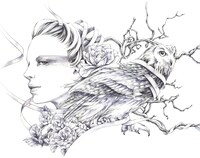 宮島亜希による「ANNIVERSARY」イラスト。