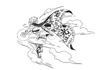 川合ケイジによる「ANNIVERSARY」イラスト。