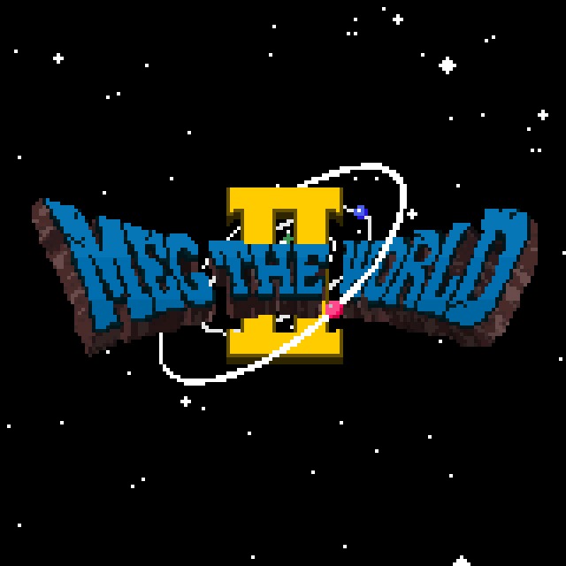 MEG「MEG THE WORLD 2 ～世界初！クロスメディアRPG～」ロゴ