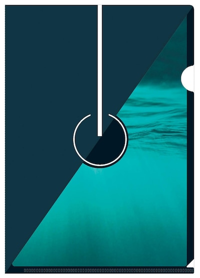 サカナクション“表裏一体”クリアファイルのデザインA。
