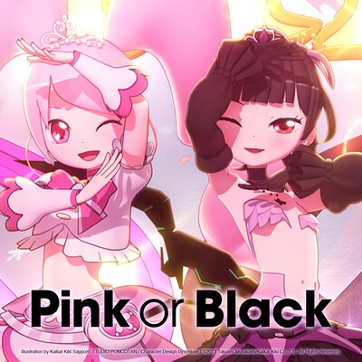 livetune「Pink or Black」配信用ジャケット