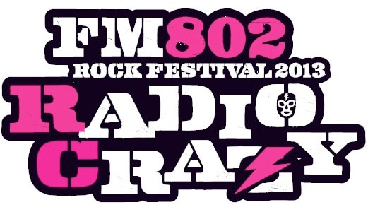 「FM802 ROCK FESTIVAL RADIO CRAZY」ロゴ