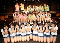 HKT48ひまわり組と3期生。 (c)AKS