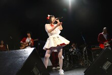 いずこねこ 2ndワンマンライブ「猫と煙と赤いカーテン」の様子。