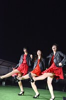 Negicco「ときめきのヘッドライナー」発売記念イベントの様子。