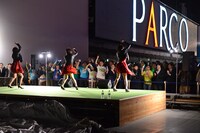 Negicco「ときめきのヘッドライナー」発売記念イベントの様子。