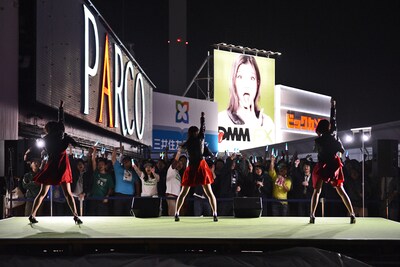 Negicco「ときめきのヘッドライナー」発売記念イベントの様子。