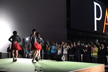 Negicco「ときめきのヘッドライナー」発売記念イベントの様子。