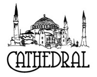 「cathedral」（カテドラル）のレーベルロゴ。
