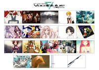 V.A.「EXIT TUNES PRESENTS Vocalofuture feat.初音ミク」収録曲サムネイル一覧