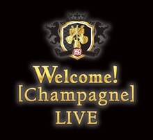 「Welcome![Champagne]LIVE」ロゴ
