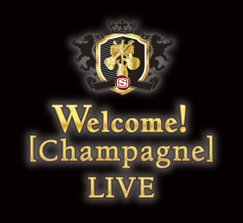 「Welcome![Champagne]LIVE」ロゴ
