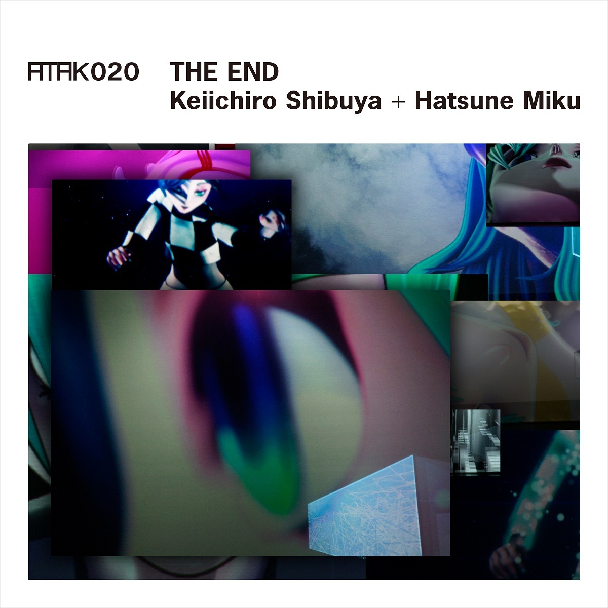 渋谷慶一郎「ATAK020 THE END Keiichiro Shibuya+Hatsune Miku」豪華盤ジャケット