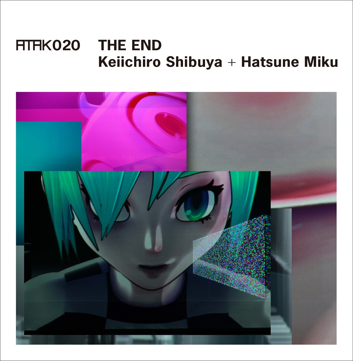 渋谷慶一郎「ATAK020 THE END Keiichiro Shibuya+Hatsune Miku」通常盤ジャケット
