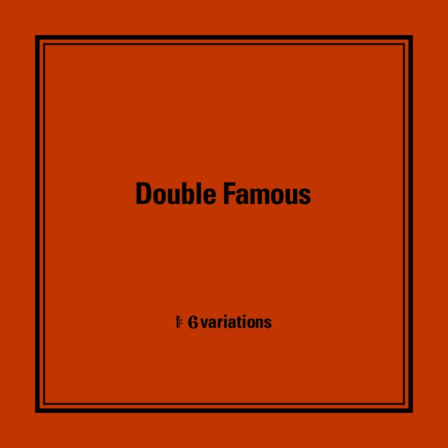 Double Famous「6variations」ジャケット