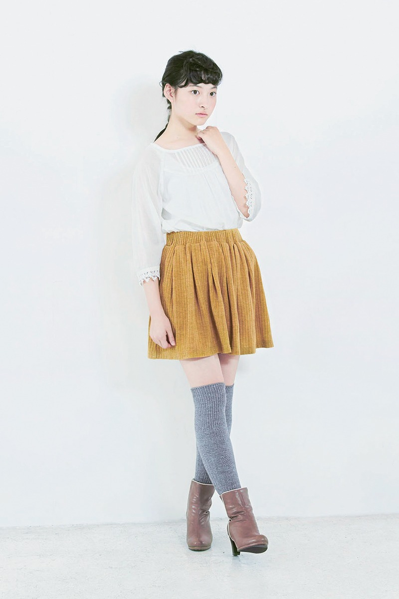 「haco.FACTORY」のモデルを務める松野莉奈。