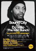 「Sound City feat. DJ Milo [The Wild Bunch]」フライヤー