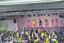 本日11月10日に大阪・あべのキューズモールで行われたたこやきレインボーのイベントの様子。