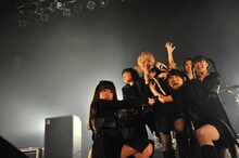 BiS「100% Japanese Music DJ & LIVE TOKYO BOOTLEG VOL.40 -7th anniversary party-」ライブの様子。