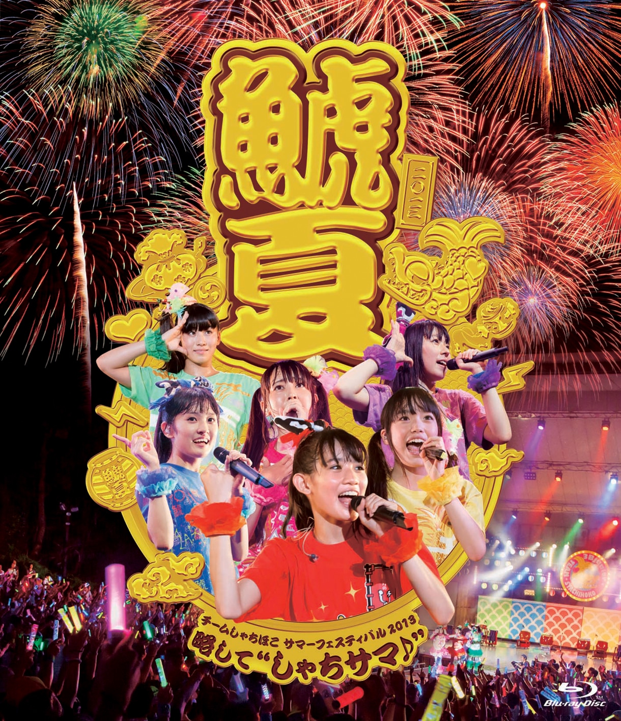 チームしゃちほこ「チームしゃちほこサマーフェスティバル 2013～略して“しゃちサマ♪”」Blu-rayジャケット