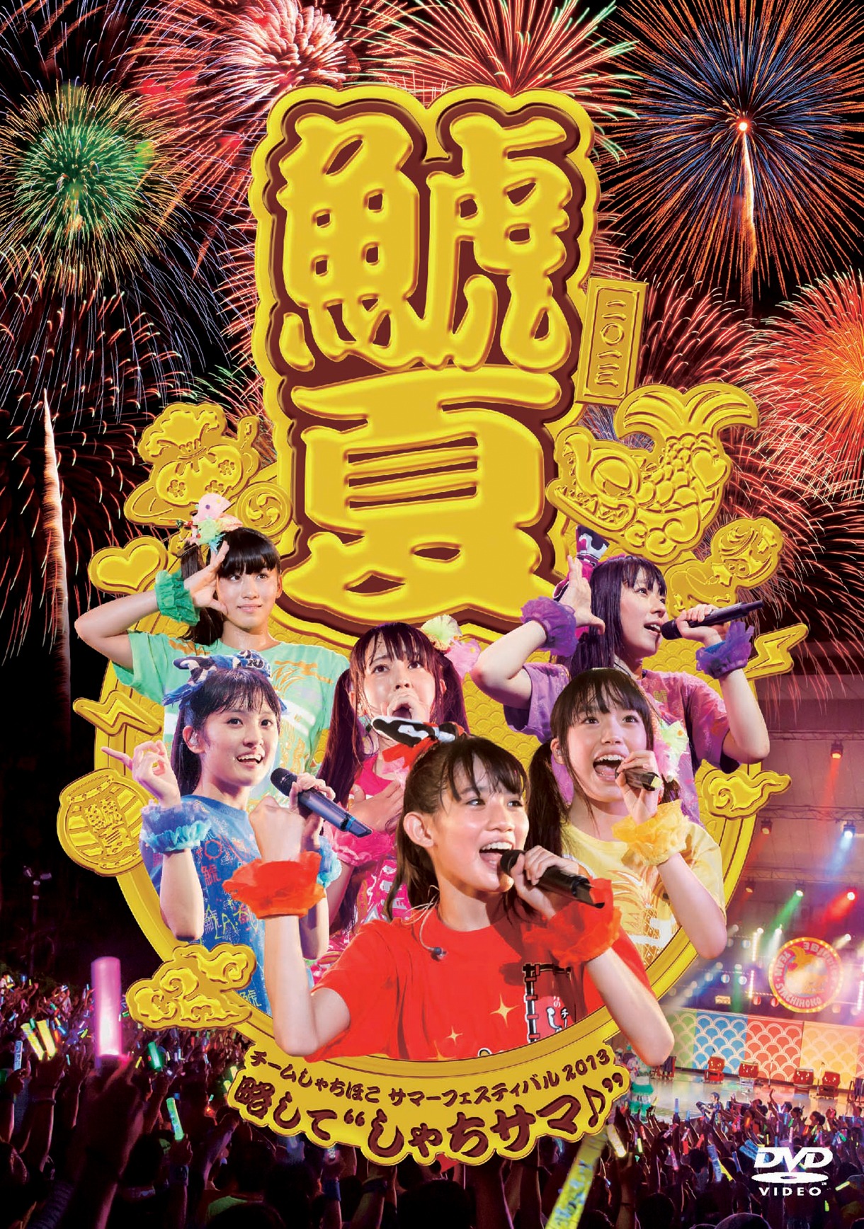 チームしゃちほこ「チームしゃちほこサマーフェスティバル2013~略して“しゃちサマ♪”」DVDジャケット