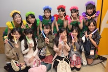 大阪会場にはスターダストプロモーションの仲間、たこやきレインボーが応援に駆けつけた。