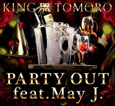 TOMORO「PARTY OUT feat. May J.」配信ジャケット