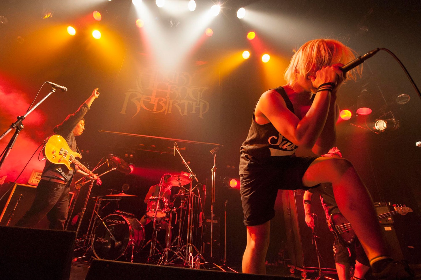 ANGRY FROG REBIRTH「Dance in the dark Tour -Final-」の様子。