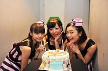 左から奥仲麻琴、槙田紗子、森詩織。