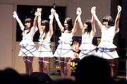9nine「Re:」リリース記念イベントの様子。