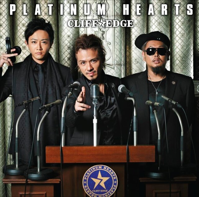 CLIFF EDGE「PLATINUM HEARTS」初回限定盤ジャケット