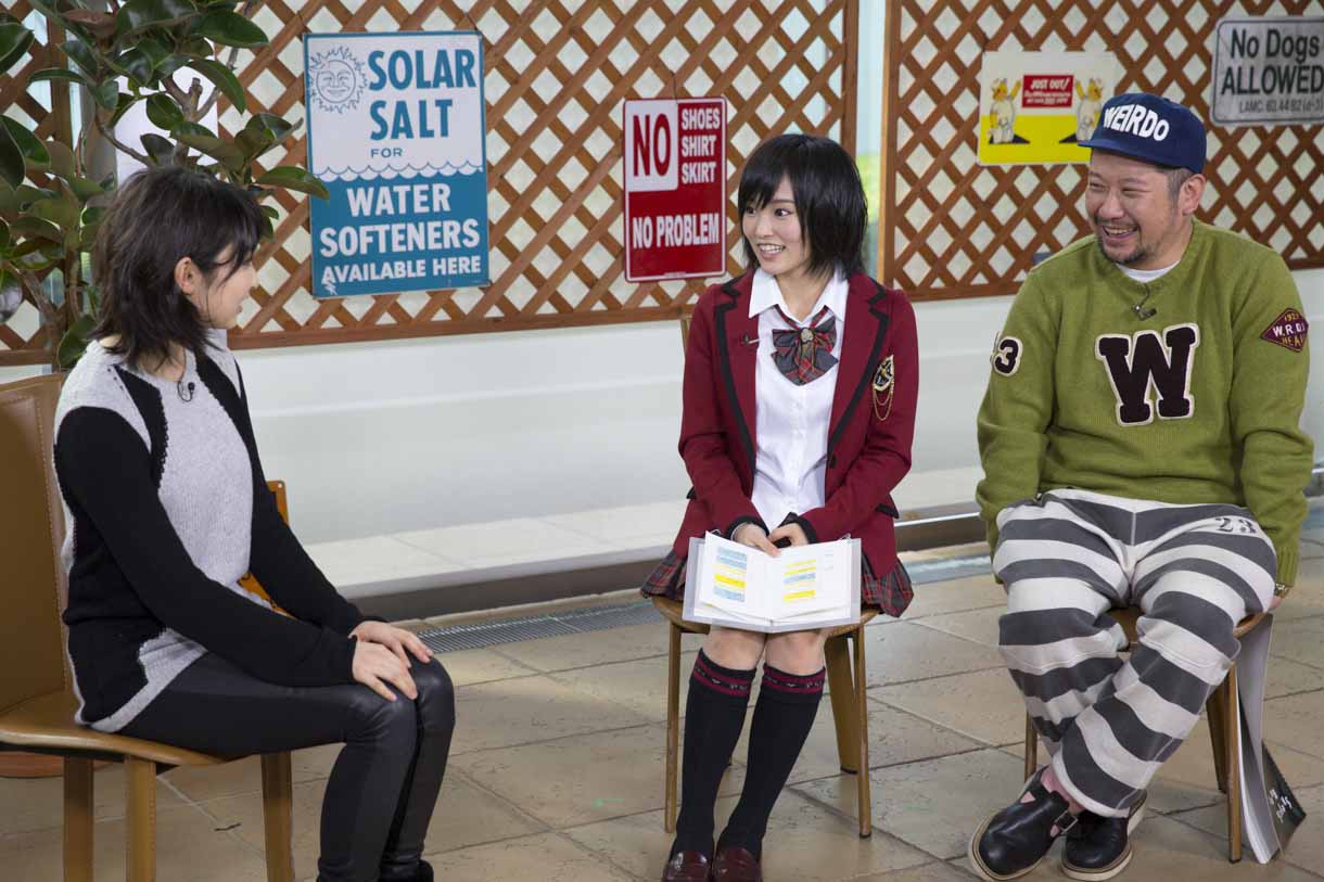 「M-姉's アップデート」のコーナーに出演した家入レオ。