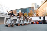 私立恵比寿中学フリーライブの様子。