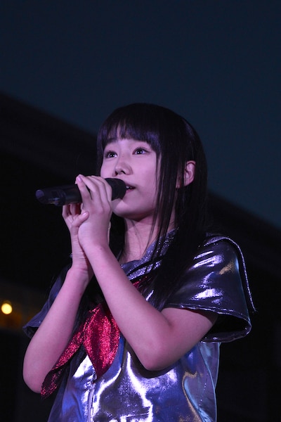 12月の“大学芸会”に向けて思いを語る廣田あいか。